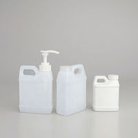 Bouteille en plastique HDPE en gros avec bouchon à vis, couleur personnalisée, conteneur vide pour liquides chimiques, flacon de détergent ménager