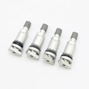 Vástagos de válvula TPMS para boquilla de neumático sin cámara de aluminio Benz para Mercedes, sistema de control de presión de neumáticos, Kit de servicio de reparación de Sensor