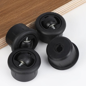 Ruedas Pequeñas Ocultas para Muebles, Ruedas de Plástico de Perfil Bajo para Muebles - Product Image 5