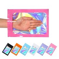 Bolsas de Mylar con Cierre Hermético, Impresión Personalizada, Holográficas, Resistentes a la Humedad, con Ventana Resellable, MOQ Bajo