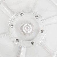 12 Zoll drehbarer Drehst änder mit Stahlkugel lagern Lazy Susan Base Plattenspieler für Küchen ecken schränke, klar