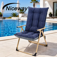 Fauteuil inclinable portable décontracté de petite taille, léger et réglable, pour bureau, avec coussin de siège amovible - Vente en gros