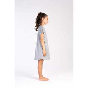 ชุดเดรสคอปกทรงโอวัลแขนสั้นลำลองสำหรับเด็กผู้หญิงในขนาด 3-4/9-10 - Product Image 2