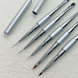 Pinceau à ongles double tête personnalisé, stylo de peinture UV pour gel, stylo à dessin pour ongles, stylo à fleurs, outil de manucure de salon, pinceau à ongles double extrémité - Product Image 3