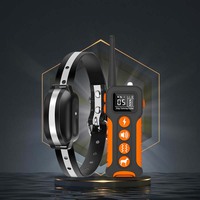 Elektrisches Hundetrainingshalsband mit Schock-, Vibrations- und Tonmodi, Wasserdicht, Wiederaufladbar, Umweltfreundliches Kunststoffdesign für Alle