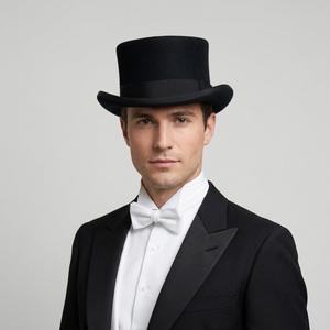 Alla moda Versatile berretto <span class=keywords><strong>da</strong></span> <span class=keywords><strong>mago</strong></span> per gentiluomo Strap a cilindro Steampunk elegante <span class=keywords><strong>cappello</strong></span> piatto <span class=keywords><strong>da</strong></span> uomo <span class=keywords><strong>cappello</strong></span> a cilindro cilindro cappell <span class=keywords><strong>cappello</strong></span> Fedora - Product Image 2