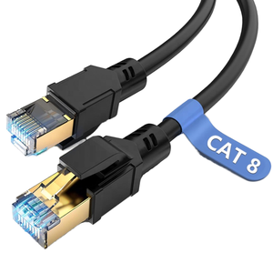 Professional Cat8 SFTP BC Lan Network <b>Cable</b> RJ45 40Gbps 2000Mhz Solid Copper 28AWG 1m <b>Patch</b> Cord for Computer Internet - Product Image 1
