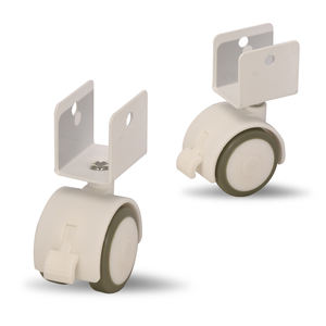 Tpr <span class=keywords><strong>35mm</strong></span> Möbel Rollen Räder Mini U Halterung Lenkrad 360 drehbar Räder/Rollen ersetzen - Product Image 4