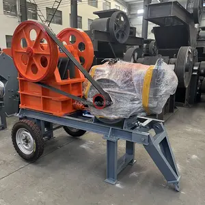 5-20t/h Mining Equipment Factory Small Trailer Diesel Engine Jaw Crusher 250*400 For Mobile