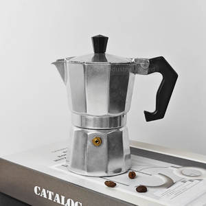 <span class=keywords><strong>Casa</strong></span> Campfire Cafetière espresso italienne Design classique Aluminium Moka Pot Stocked Metal Stovetop - Product Image 1