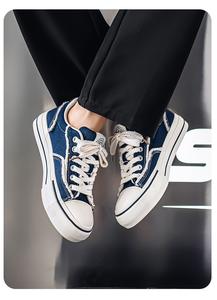 Zapatos para Hombre, Modelo Verano 2026, Transpirables y Versátiles, Zapatillas Deportivas Casuales con Suela Gruesa, Zapatos de Lona Modernos - Product Image 3