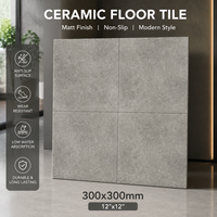 Carreaux muraux en ciment 3D 30x30, carreaux de sol en céramique pour intérieur, salle de bain, cuisine, garage, balcon, hôtel - Carreaux d'accentuation