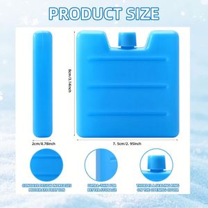Reusable Color Customized Long Lasting Freezer for Lunch <b>Box</b> <b>Cooler</b> Bag 70ml Square <b>Ice</b> Brick - Product Image 3