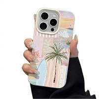 Nouvelle coque de téléphone portable en TPU imperméable et antichoc avec support pour 16/15/17/Air 18 Pro Max