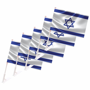 Israelite bandiere Israel Israeli i paesi nazionali piccola Mini bandiera per esterno porta decorazione della parete con Base autoadesiva - Product Image 1