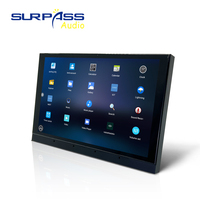 Amplificateur mural Android 11 8 pouces PW843i+FCR63*8, système de musique d'ambiance avec haut-parleur de plafond