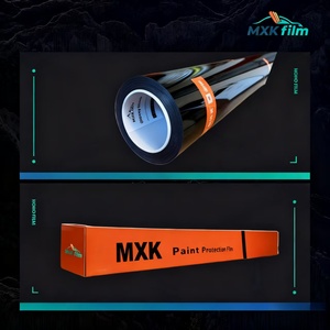 Pellicola MXK 190micron vernice di colore nero lucido pellicola di protezione rotolo autorigenerante senza ingiallimento Anti graffio TPU PPF per auto - Product Image 5