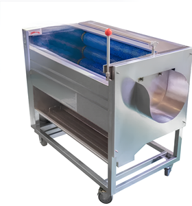 Macchina per la Pulizia di Frutta e Verdura, Rimozione di Sabbia e Buccia per Carote, Patate, Patate Dolci e Altro - Product Image 2