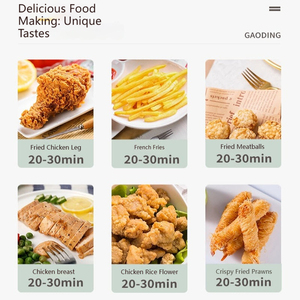 Horno <span class=keywords><strong>freidora</strong></span> <span class=keywords><strong>de</strong></span> aire Factory Square con doble cámara, doble cesta, doble recipiente, gran capacidad <span class=keywords><strong>de</strong></span> 9L, multifuncional y visible para el hogar - Product Image 3