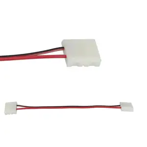 Quick Connect 8mm 10mm Solderless 2 Pin LED Strip Light Connector For SMD3528 Single Color LED Strip Lights