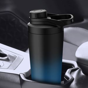 Wholesale Custom Logo Gradient Shaker <b>Bottle</b> Protein Mixer Cup with <b>Blender</b> Ball Leak-Proof Gym Sports Water <b>Bottle</b> - Product Image 5