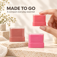 Contenant vide personnalisé de 10g pour baume à lèvres, bâton de baume, fard à joues, emballage cosmétique solide portable pour échantillon de voyage