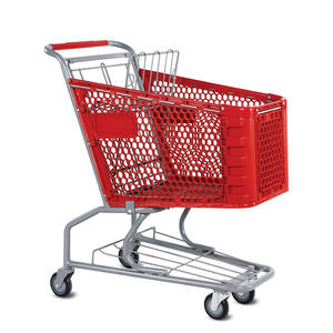 Chariot à provisions en plastique personnalisé avec logo en <span class=keywords><strong>PVC</strong></span> Style de la roue d'emballage de surface Caractéristique de couleur Origine Type Taille Magasins - Product Image 4
