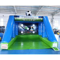 Jeu de tir de football en PVC hermétique pour le carnaval Cible de football gonflable avec pompe à air