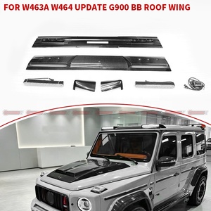 สำหรับ Mercedes Benz G Class W464 W463a อัพเกรดสไตล์ BB G900 ปีกหลังคาหน้าคาร์บอนแห้ง  พรีเพรกแท้ สปอยเลอร์หลังคา  ขายตรงจากโรงงาน - Product Image 4