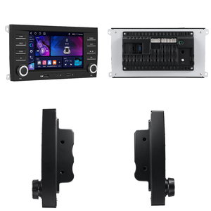 Podofo pour <span class=keywords><strong>Porsche</strong></span> Cayenne 2005-2009 7'' Autoradio Android 4+64G 2DIN 4+64G GPS WiFi intégré CarPlay/Android Auto Écran partagé - Product Image 5