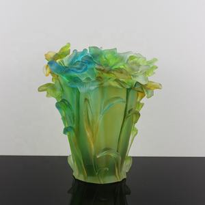 ผู้ผลิตขายส่งแจกันคริสตัลรูปกล้วยไม้ ที่ใส่ธูปหอม ของตกแต่งบ้านและสำนักงาน เครื่องกระจายกลิ่นอโรมา - Product Image 4