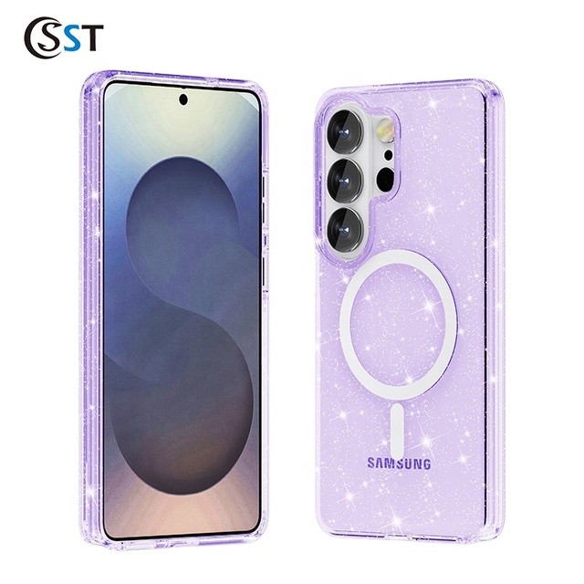 In Stock Pro Transparent Magnetic Sports Design PC+TPU Phone Case for S26 Ultra Impact Resistant Factory Latest