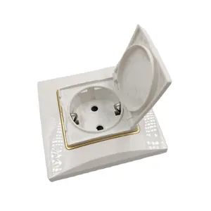 French style French standard regulations wholesale electrical accessories USB wall switch socket switch panel