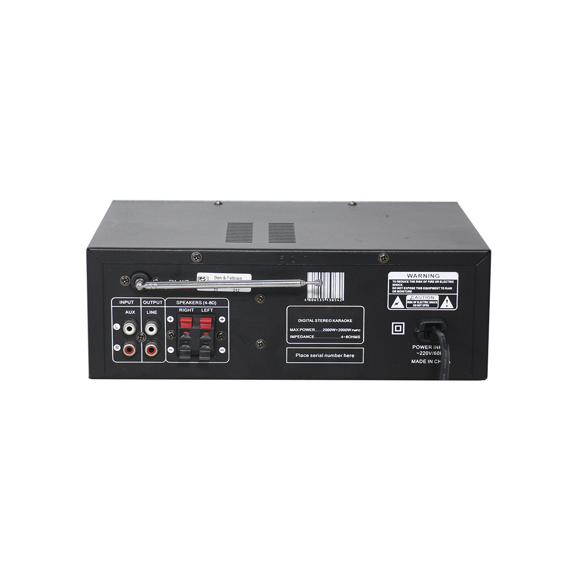 BLUETOOTH VERSTÄRKER VOLLVERSTÄRKER HiFi Stereo Amplifier Digital FM