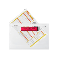 Enveloppes d'expédition imperméables blanches en polyéthylène, taille personnalisée, durables, auto-adhésives pour livraison postale express