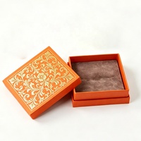 Cajas de Papel para Joyería a Buen Precio de Fábrica, Caja de Embalaje con Logotipo Impreso, Caja Rígida Cuadrada con Tapa y Base para Collares, Colgantes y Pulseras