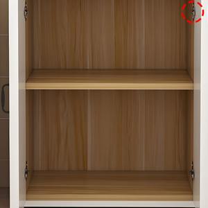 Armoire moderne à 4 niveaux, blanche, hauteur de 165cm, pour four à <span class=keywords><strong>micro</strong></span>-<span class=keywords><strong>ondes</strong></span>, rangement de boulangers pour la cuisine - Product Image 5