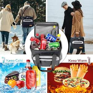 Muestra gratuita de bolsa térmica para entrega de pizza o comida para llevar, impermeable y personalizable, al por mayor. - Product Image 3