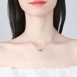 Juegos de Joyería de Lujo con Cristales Azules al por Mayor para Mujer - Regalo para Fiestas y Bodas, Aretes, Collares y Pulseras - Product Image 5