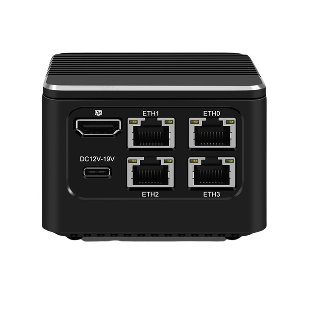 Cheap Topton Super Mini Soft Router M1 12th Gen Alder Lake I3 N305 N100 4x Intel 2.5G LAN Firewall Mini PC Type-C PfSense