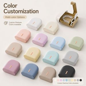 Estuche Portátil para Retenedores de Ortodoncia con Cepillo de Limpieza y Pinzas, Caja de Almacenamiento a Prueba de Fugas para Alineadores Dentales Invisalign - Product Image 3