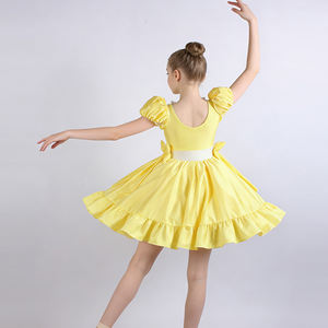 Robe de princesse jaune pour filles, costume de cosplay d'Halloween pour enfants, robe de fête d'anniversaire pour enfants - Product Image 4