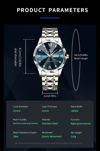 Relojes <span class=keywords><strong>de</strong></span> marca superior para hombre, calendario semanal resistente al agua, correa <span class=keywords><strong>de</strong></span> acero inoxidable, reloj <span class=keywords><strong>de</strong></span> pulsera <span class=keywords><strong>de</strong></span> cuarzo con esfera <span class=keywords><strong>de</strong></span> cristal Angular <span class=keywords><strong>de</strong></span> negocios - Product Image 6