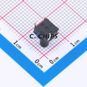 TC-1806DR-9.5H-250 Tactile Switch Through hole Component (THT)-4P,6x6mm Switch Through Hole 6mm 6mm 9.5mm - Product Image 2