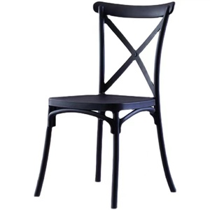 Silla de Plástico para Bodas y Banquetes, Estilo Rústico y Campestre, Respaldo Alto Cruzado, Tianjin 2026 - Product Image 5