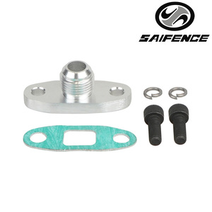 Kit d'adaptation de joint de bride de sortie d'huile turbo 10AN T3 T4 pour remplacement et réparation de tuyauterie, ajustement universel - Product Image 5