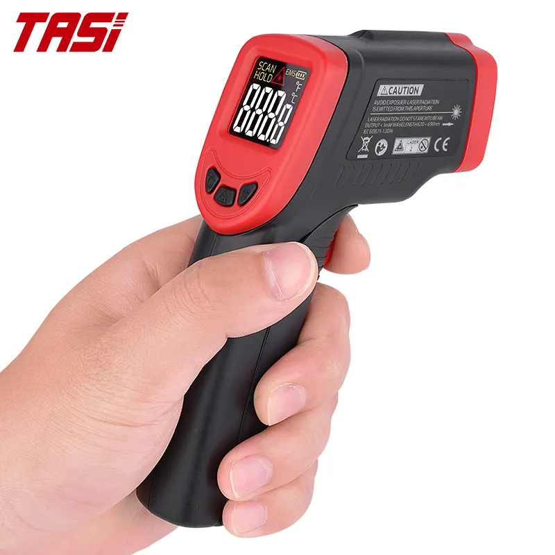 TASI TA600A Infrared Thermometer Digital Non-Contact IR Laser Temperature Gun Kitchen Thermometer Temperature Meter for Industry
