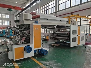 Trống Trung tâm tốc độ cao bán tự động 4 màu 6 màu ci máy in <span class=keywords><strong>flexo</strong></span> 2 cách tua lại cho túi nhựa không dệt - Product Image 3