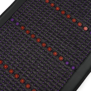Tapis de massage chauffant Premium Pro Mat en améthyste naturelle 660nm à photons pour le corps entier, soulagement des douleurs dorsales et menstruelles - Product Image 3