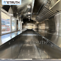 Wetruth Chariot à café et camion-restaurant entièrement équipé, personnalisable, pour la vente de glaces et cuisine mobile pour festivals